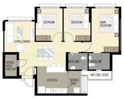 Blk 430A Bedok North Woods (Bedok), HDB 4 Rooms #553784841